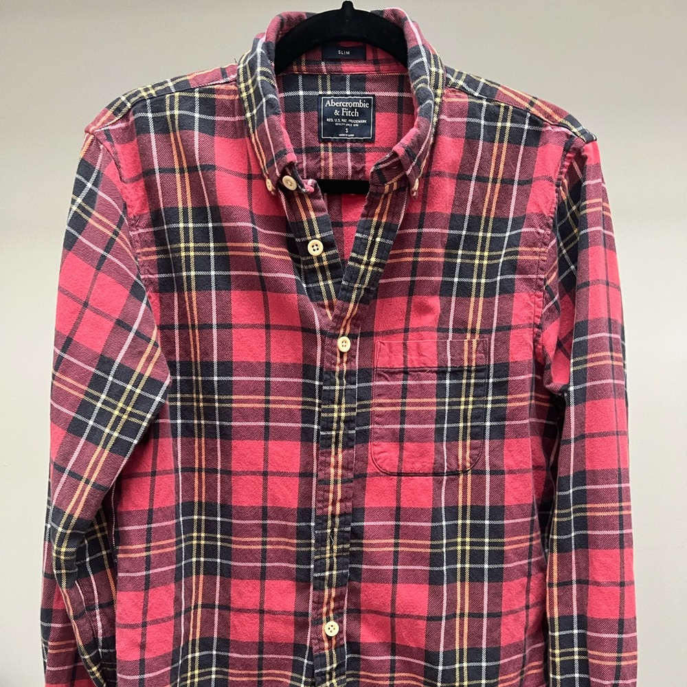 Mens abercrombie and fitch flannel